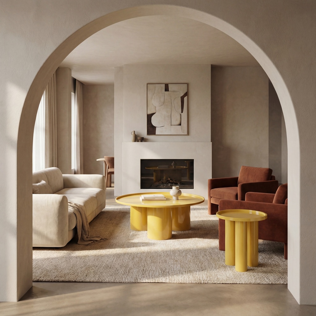 Sofia Enamel Coffee Table | Urbia Imports